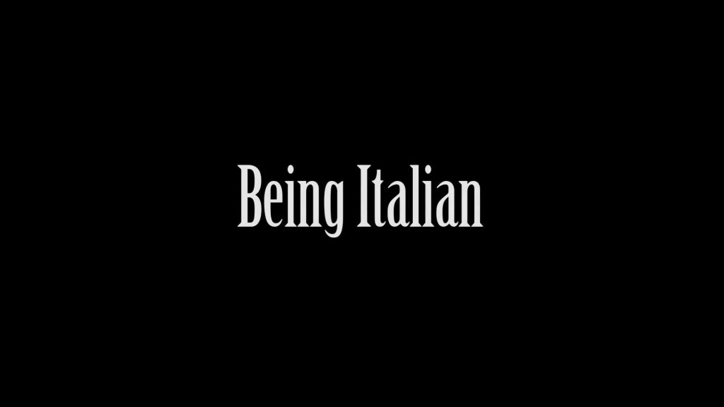 Being Italian