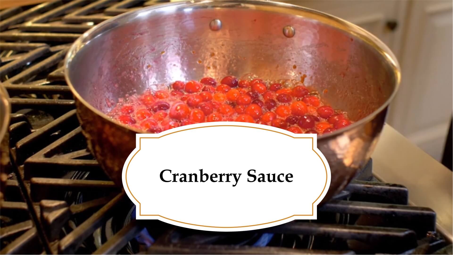 Cranberry sauce