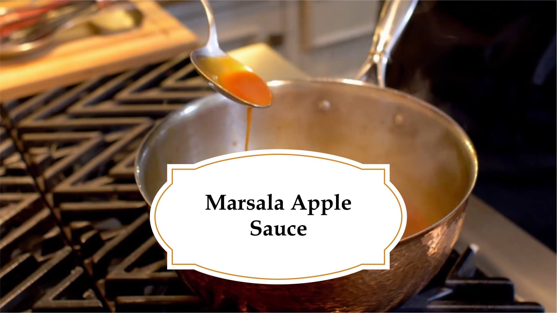 Marsala apple sauce