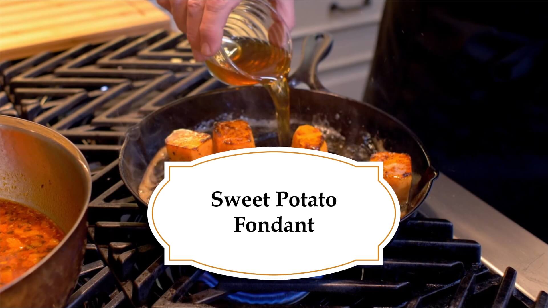 Sweet potato fondant